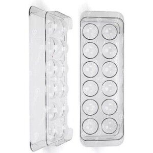 Plastic Egg Container/Holder Set Of‎ Two Refrigerator Safe